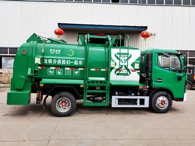 東風(fēng)多利卡D6標(biāo)準(zhǔn)版  黃牌6方餐廚垃圾車